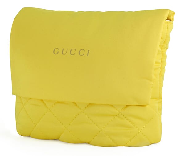 Gucci Yellow Goggle Case