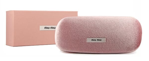 Miu miu hotsell sunglasses case